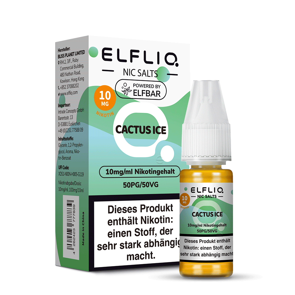 Elfbar ELFLIQ 10ml Cactus Ice 10 mg/ml