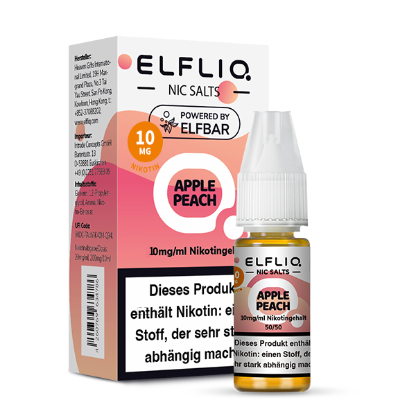 Elfbar ELFLIQ 10ml Apple Peach 10 mg/ml