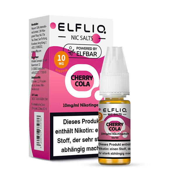 Elfbar ELFLIQ 10ml Cherry Cola 10 mg/ml
