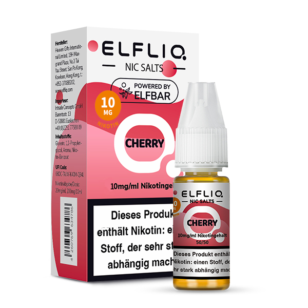 Elfbar ELFLIQ 10ml Cherry 10 mg/ml