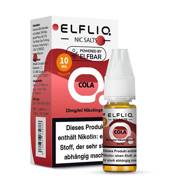 Elfbar ELFLIQ 10ml Cola 10 mg/ml