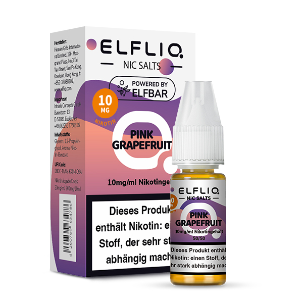Elfbar ELFLIQ 10ml Grape 10 mg/ml