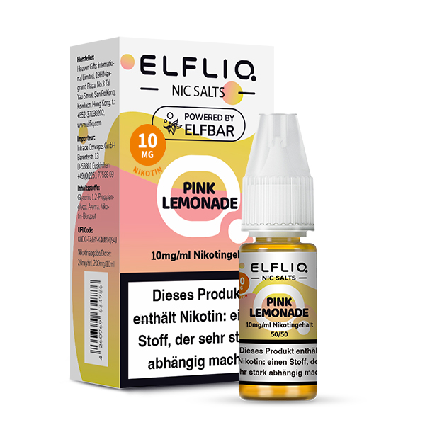 Elfbar ELFLIQ 10ml Pink Lemonade 10 mg/ml