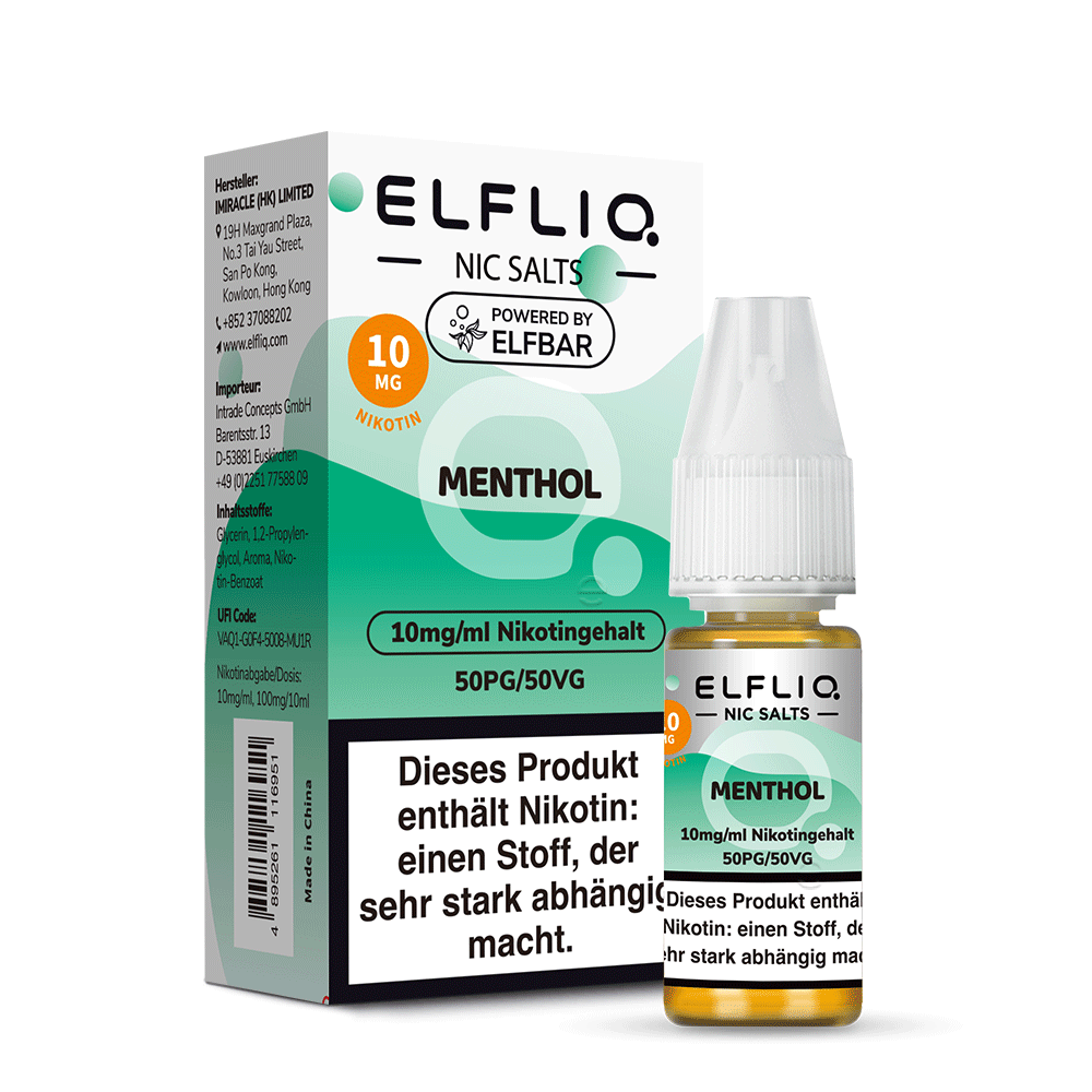 Elfbar ELFLIQ 10ml Menthol 10 mg/ml