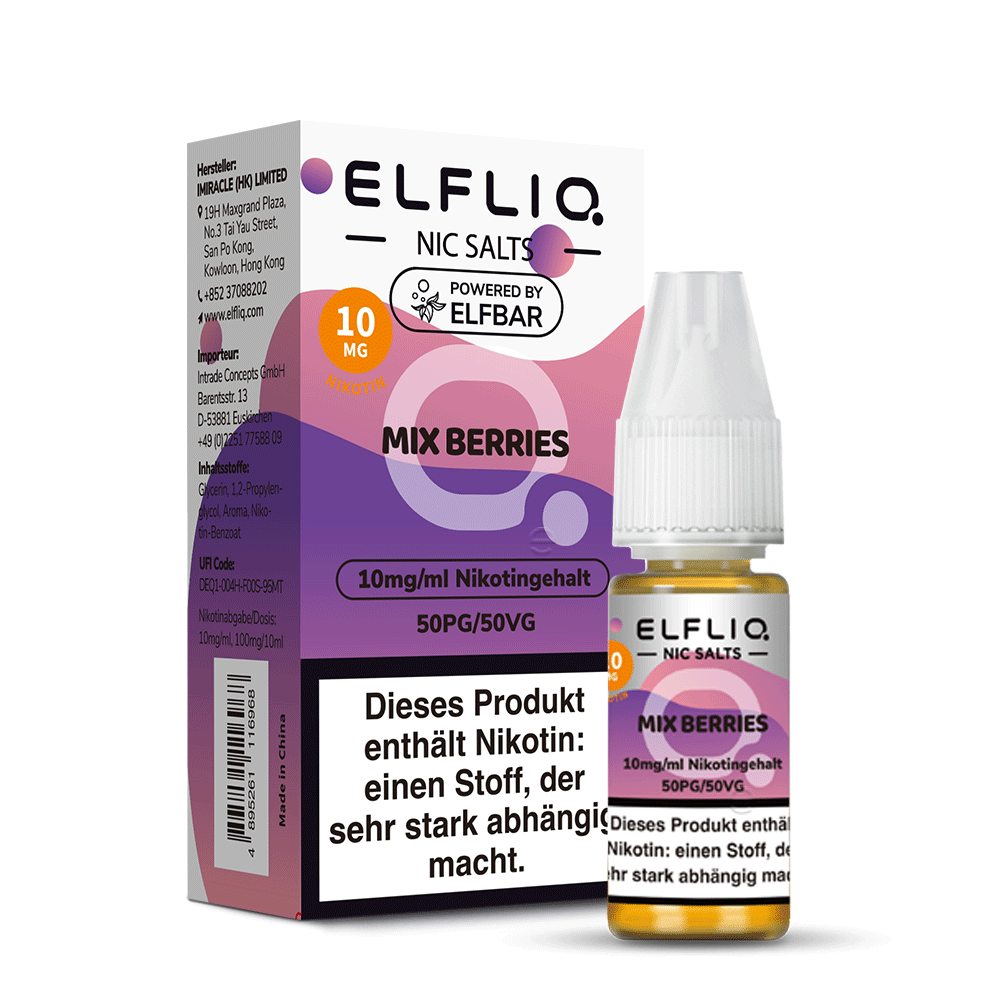 Elfbar ELFLIQ 10ml Mix Berries 10 mg/ml