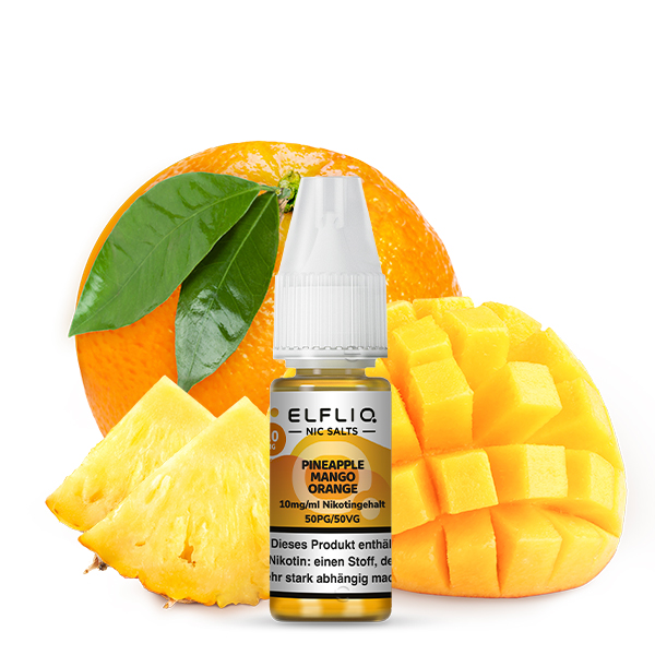 Elfbar ELFLIQ 10ml Pineapple Mango Orange 10 mg/ml