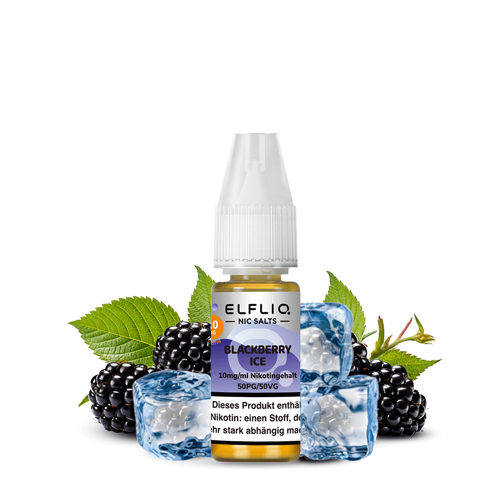 Elfbar ELFLIQ 10ml Blackberry Ice 10 mg/ml