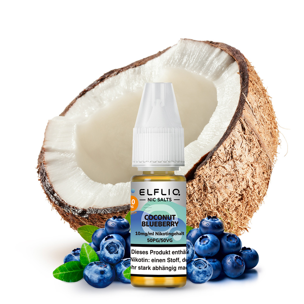 Elfbar ELFLIQ 10ml Coconut Blueberry 10 mg/ml