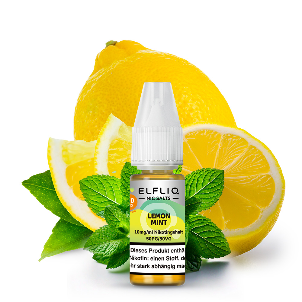 Elfbar ELFLIQ 10ml Lemon Mint 10 mg/ml