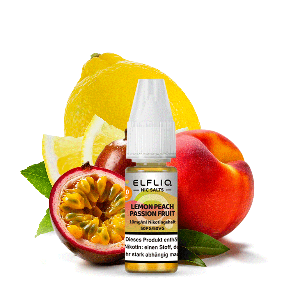 Elfbar ELFLIQ 10ml Lemon Peach Passion Fruit 10 mg/ml