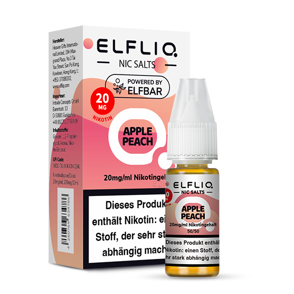 Elfbar ELFLIQ 10ml Apple Peach 20 mg/ml