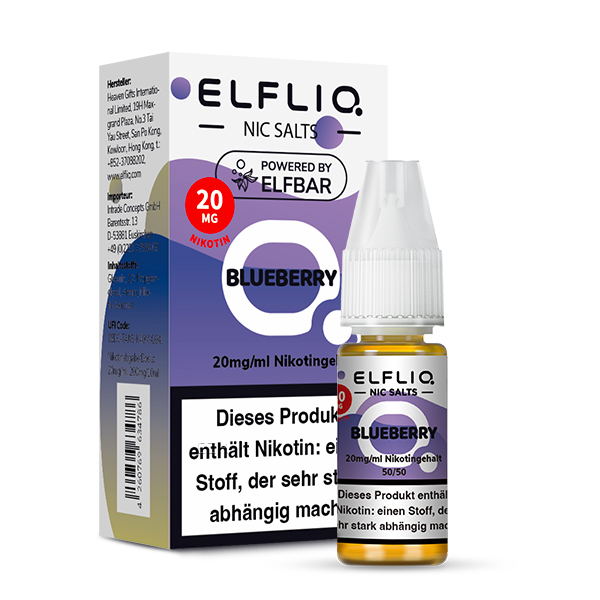 Elfbar ELFLIQ 10ml Blueberry 20 mg/ml