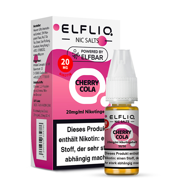 Elfbar ELFLIQ 10ml Cherry Cola 20 mg/ml