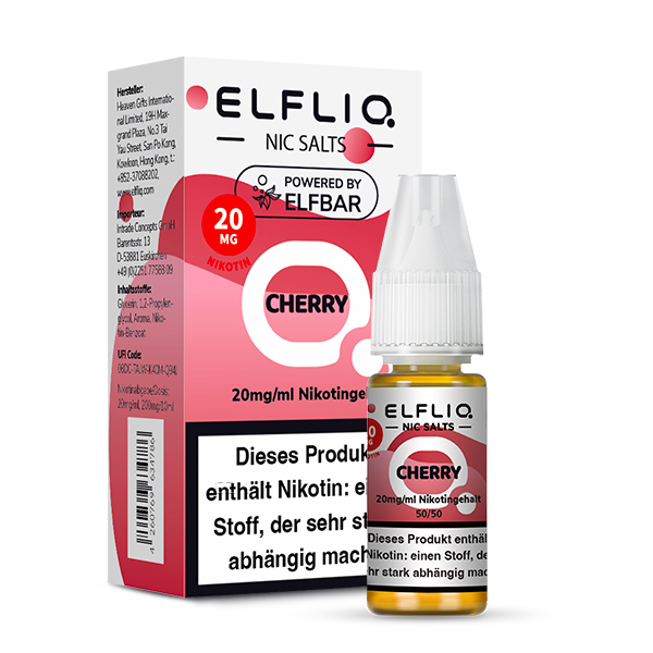 Elfbar ELFLIQ 10ml Cherry 20 mg/ml