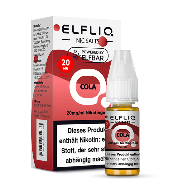 Elfbar ELFLIQ 10ml Cola 20 mg/ml