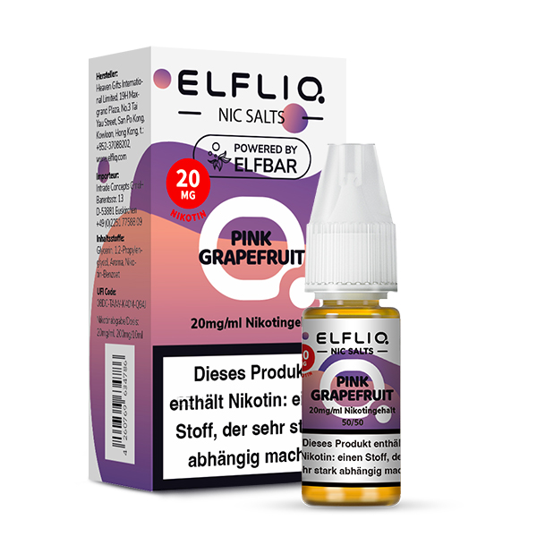 Elfbar ELFLIQ 10ml Grape 20 mg/ml