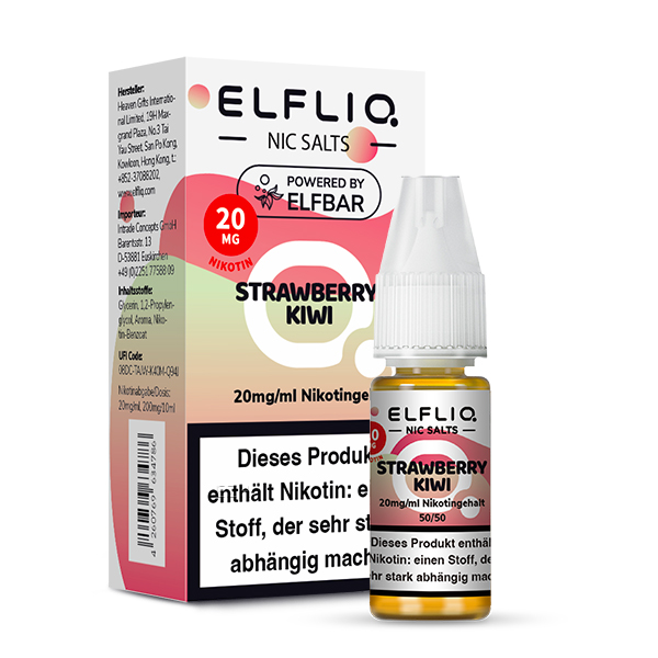 Elfbar ELFLIQ 10ml Strawberry Kiwi 20 mg/ml