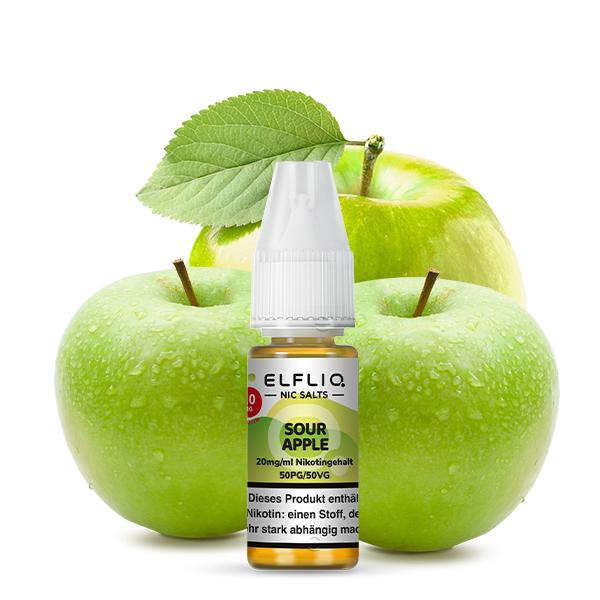 Elfbar ELFLIQ 10ml Sour Apple 20 mg/ml