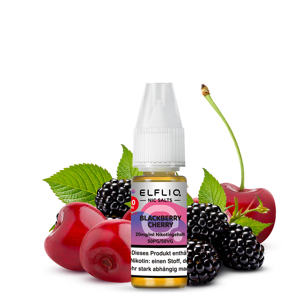Elfbar ELFLIQ 10ml Blackberry Cherry 20 mg/ml
