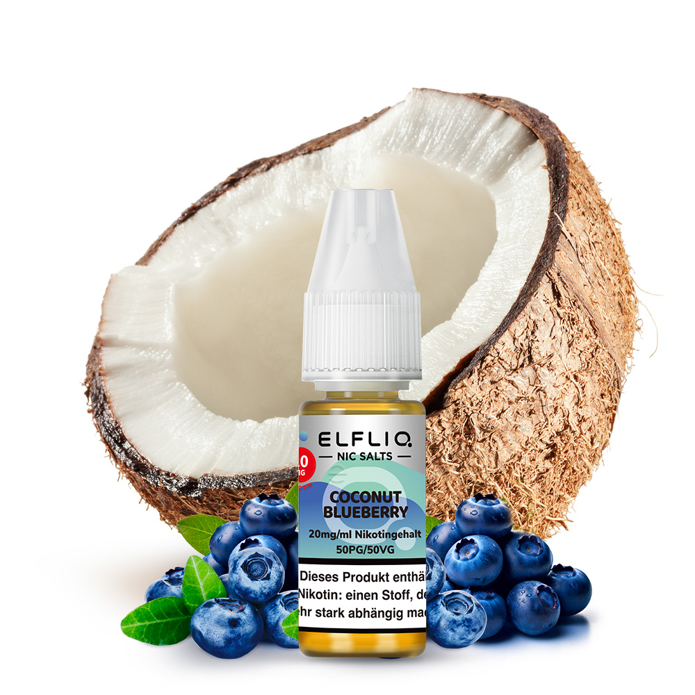 Elfbar ELFLIQ 10ml Coconut Blueberry 20 mg/ml