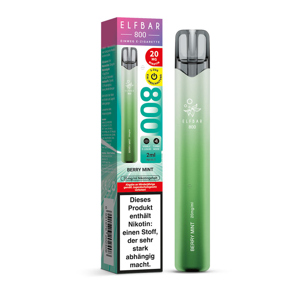 Elfbar 800 20 mg/ml Berry Mint