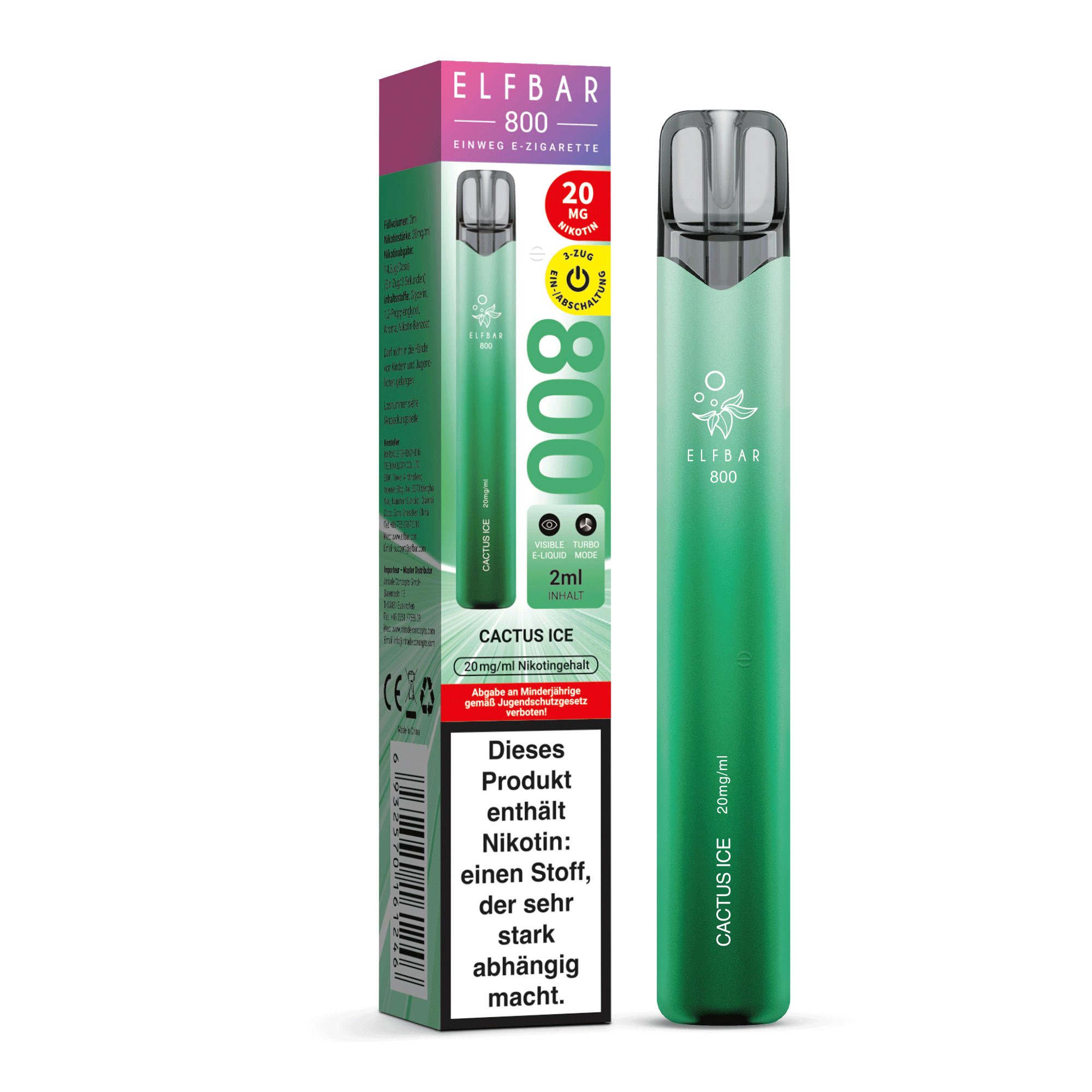 Elfbar 800 Cactus Ice 20 mg/ml