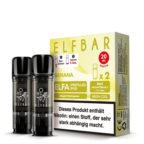 Elfbar ELFA Pods Banana 20 mg/ml