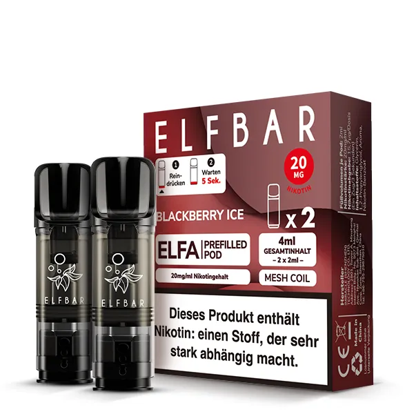 Elfbar ELFA Pods Blackberry Ice 20 mg/ml