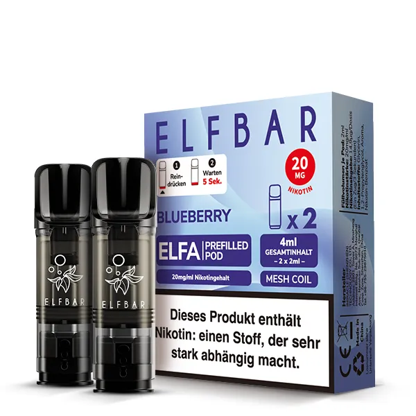 Elfbar ELFA Pods Blueberry 20 mg/ml