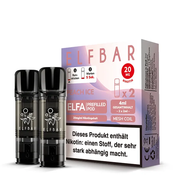Elfbar ELFA Pods Peach Ice 20 mg/ml