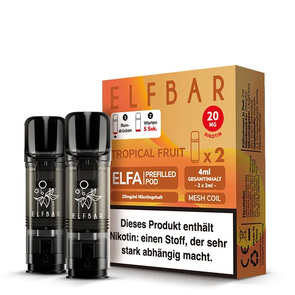 Elfbar ELFA Pods Tropical Fruit 20 mg/ml