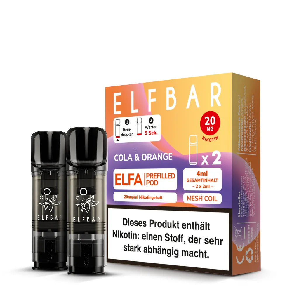 Elfbar ELFA Pods Cola & Orange 20 mg/ml