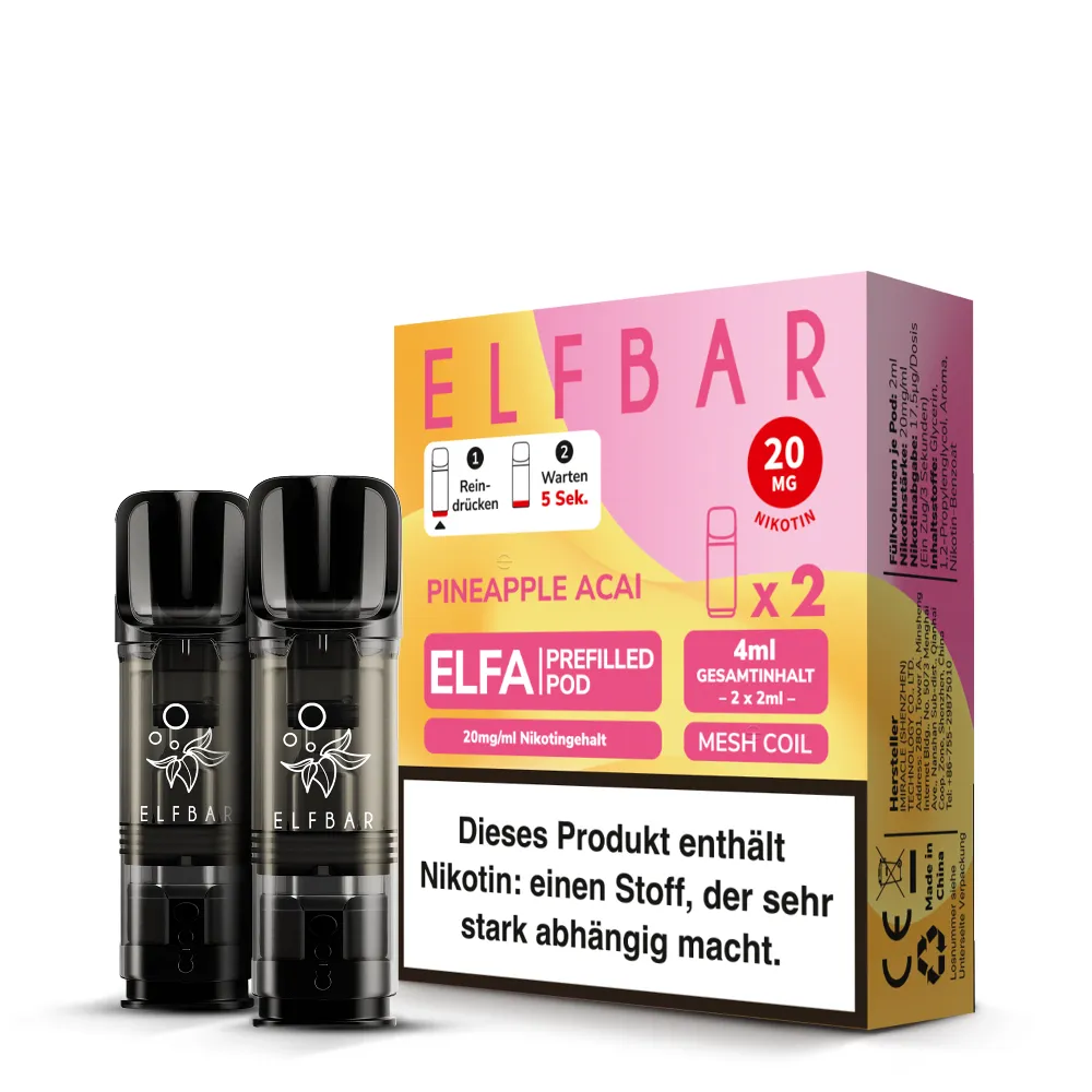 Elfbar ELFA Pods Pineapple Acai 20 mg/ml