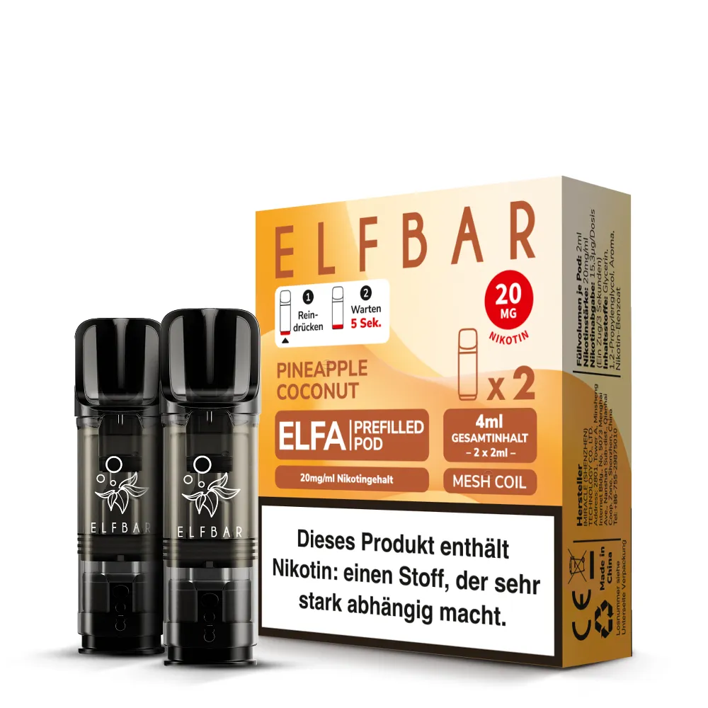 Elfbar ELFA Pods Pineapple Coconut 20 mg/ml