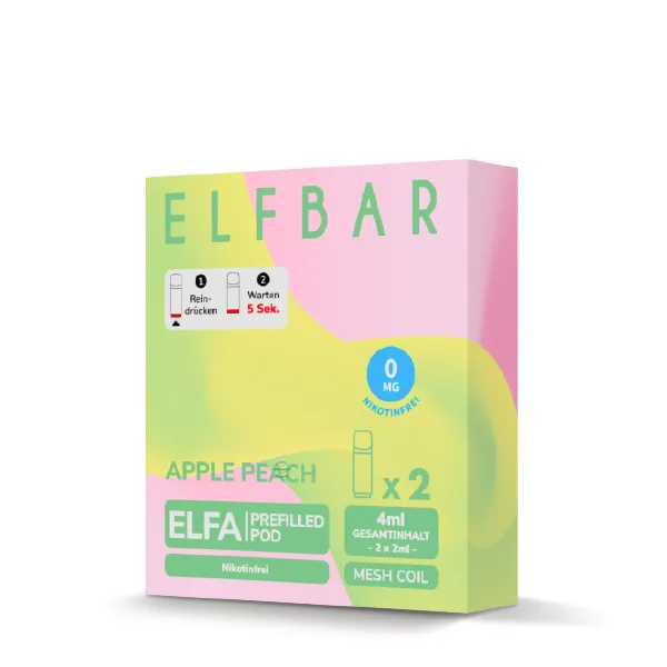 Elfbar ELFA Pods Apple Peach 0 mg/ml