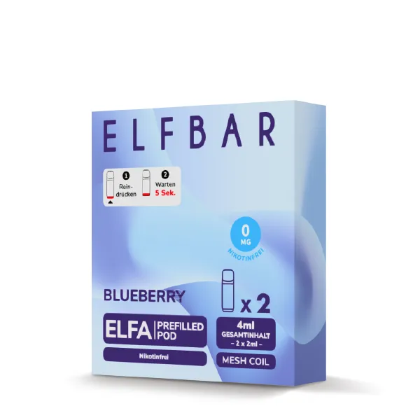 Elfbar ELFA Pods Blueberry 0 mg/ml