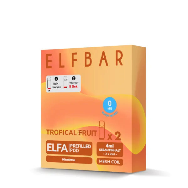 Elfbar ELFA Pods Tropical Fruit 0 mg/ml