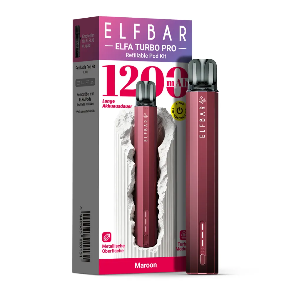 Elfbar ELFA Turbo Pro maroon
