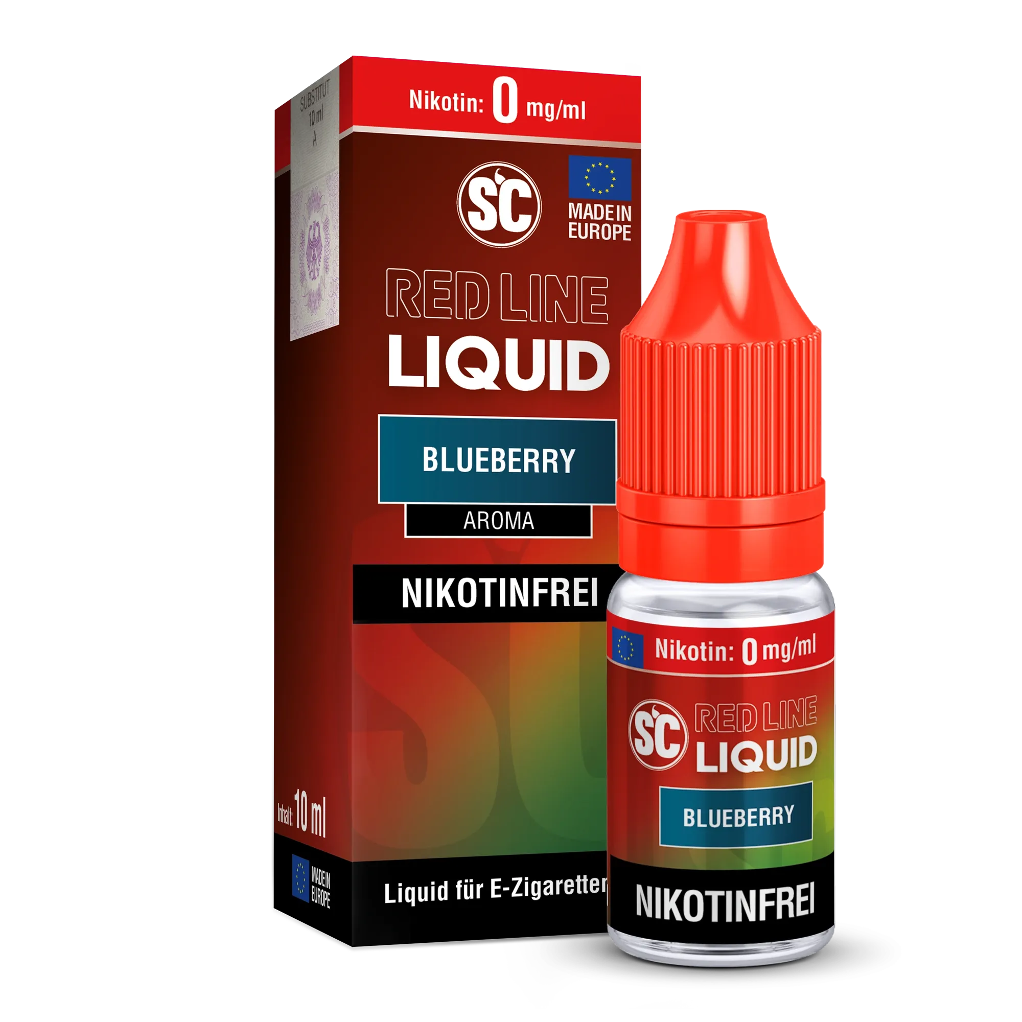SC Redline 10ml Blueberry 0 mg/ml