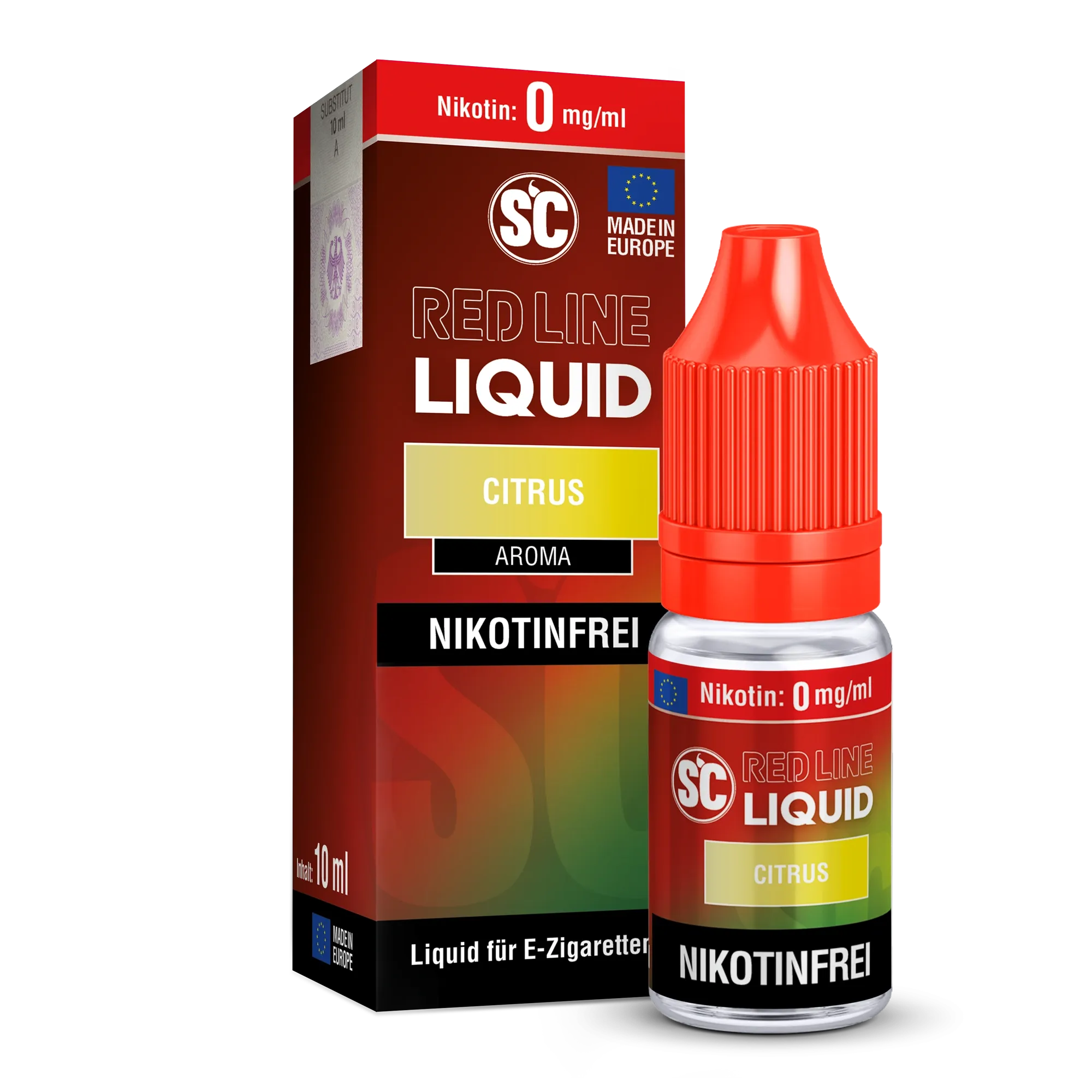 SC Redline 10ml Citrus 0 mg/ml