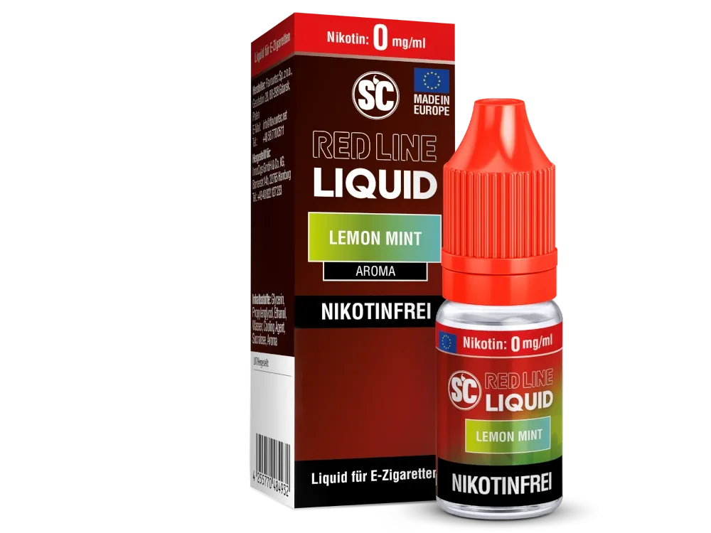 SC Redline 10ml Lemon Mint 0 mg/ml