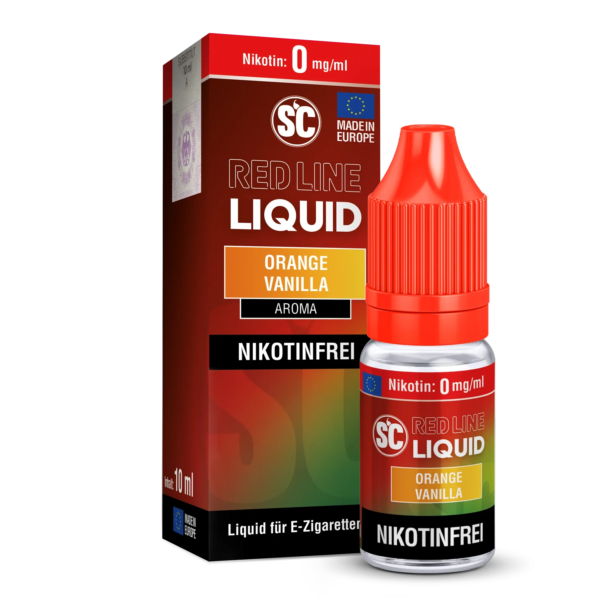 SC Redline 10ml Orange Vanilla 0 mg/ml
