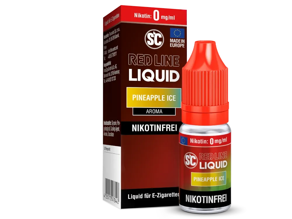 SC Redline 10ml Pineapple Ice 0 mg/ml