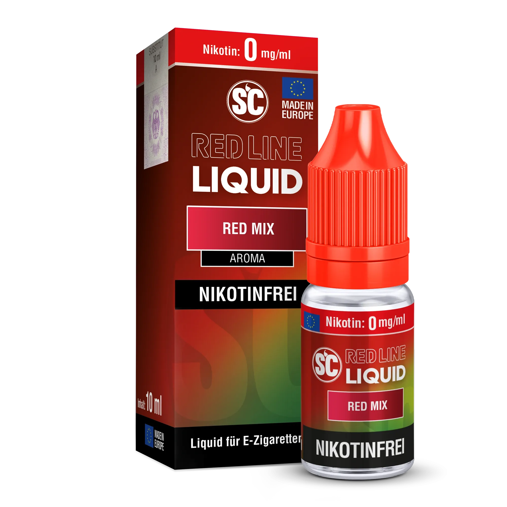 SC Redline 10ml Red Mix 0 mg/ml