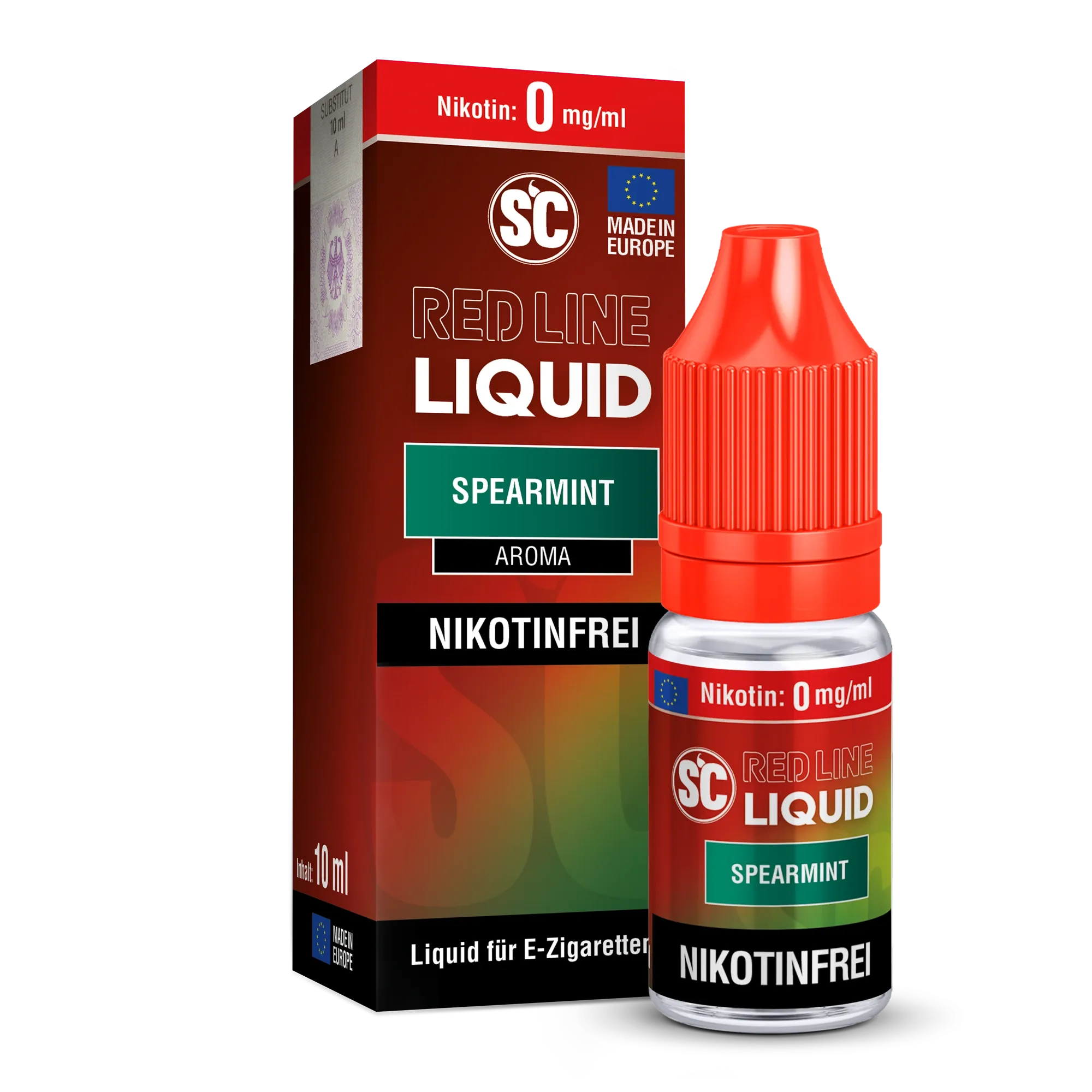 SC Redline 10ml Spearmint 0 mg/ml