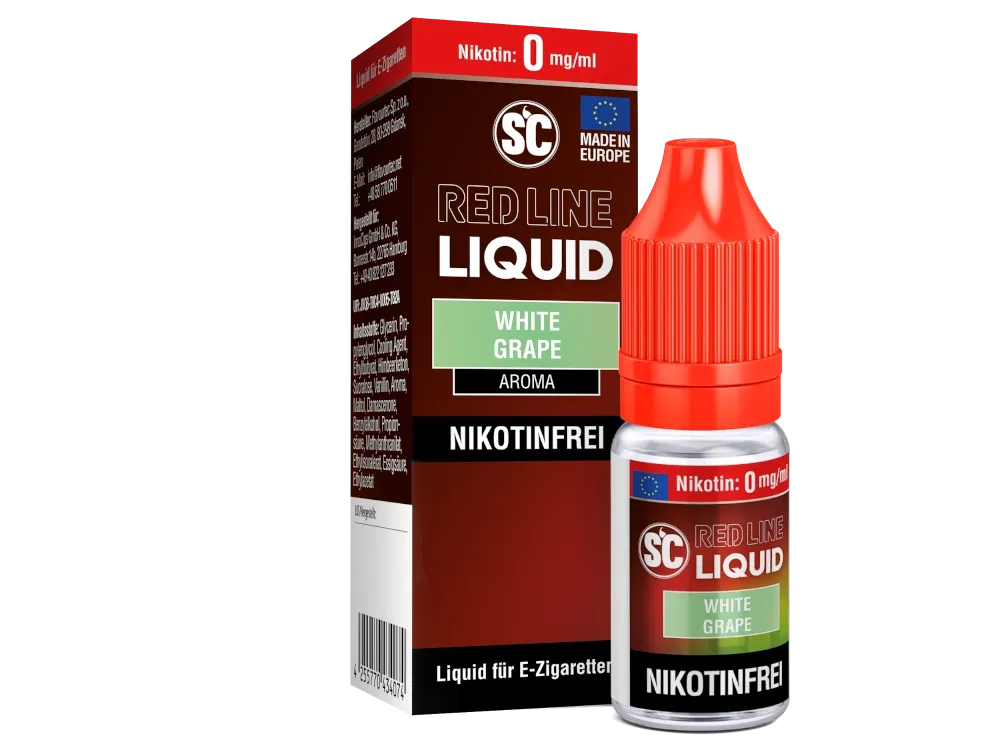 SC Redline 10ml White Grape 0 mg/ml