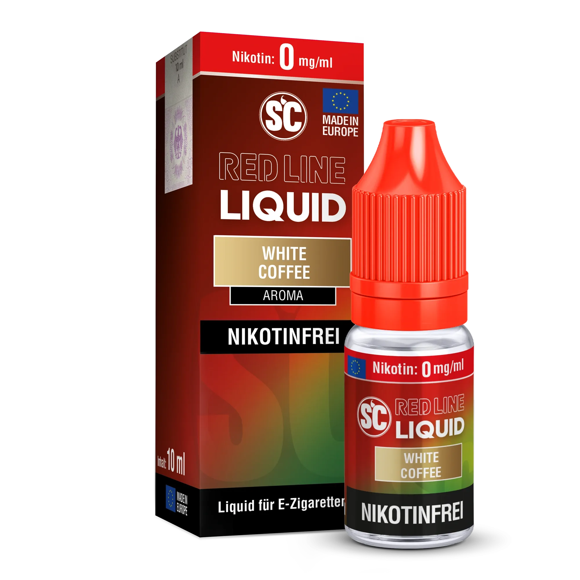 SC Redline 10ml White Coffee 0 mg/ml