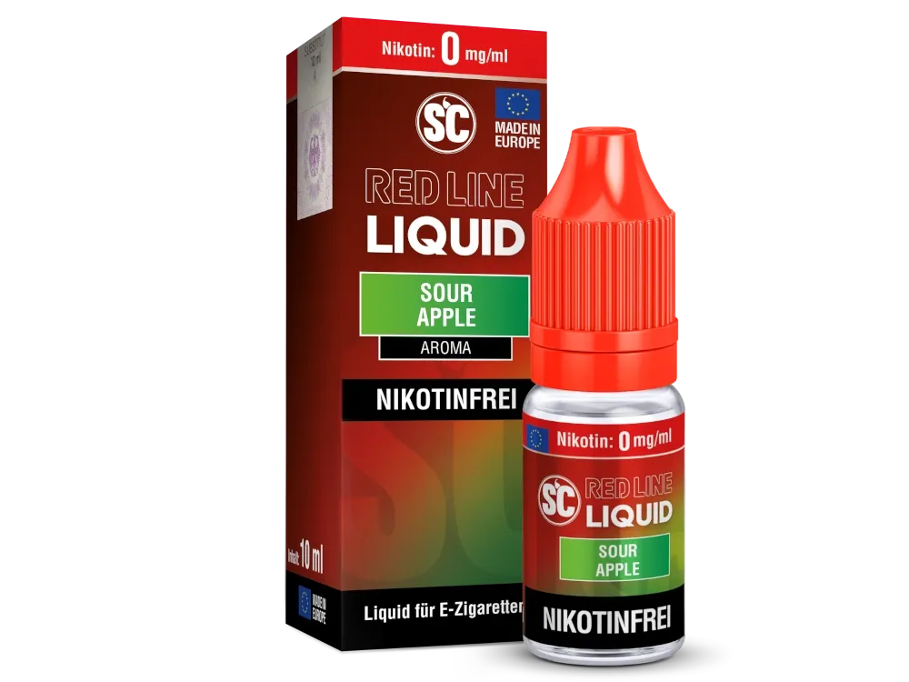 SC Redline 10ml Sour Apple 0 mg/ml