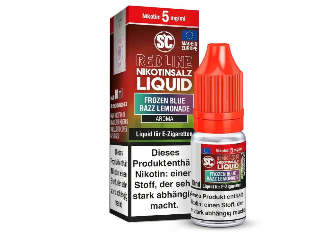 SC Redline 10ml Frozen Blue Razz Lemonade 5 mg/ml