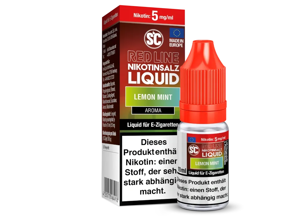 SC Redline 10ml Lemon Mint 5 mg/ml